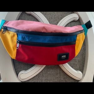 vans ward color block fanny pack